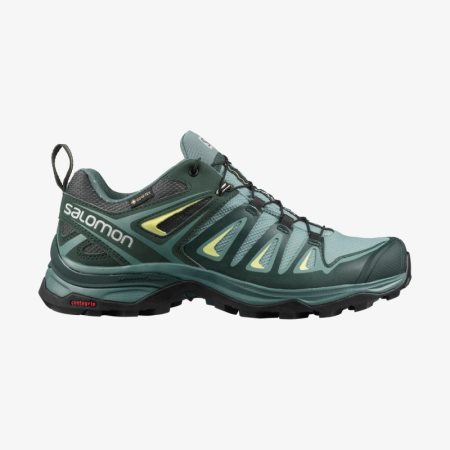 Scarpe Trekking Salomon X ULTRA 3 GORE-TEX Donna Verde Acqua IT 7-Q42